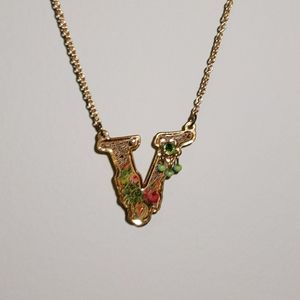 Michal Negrin Letter V necklace